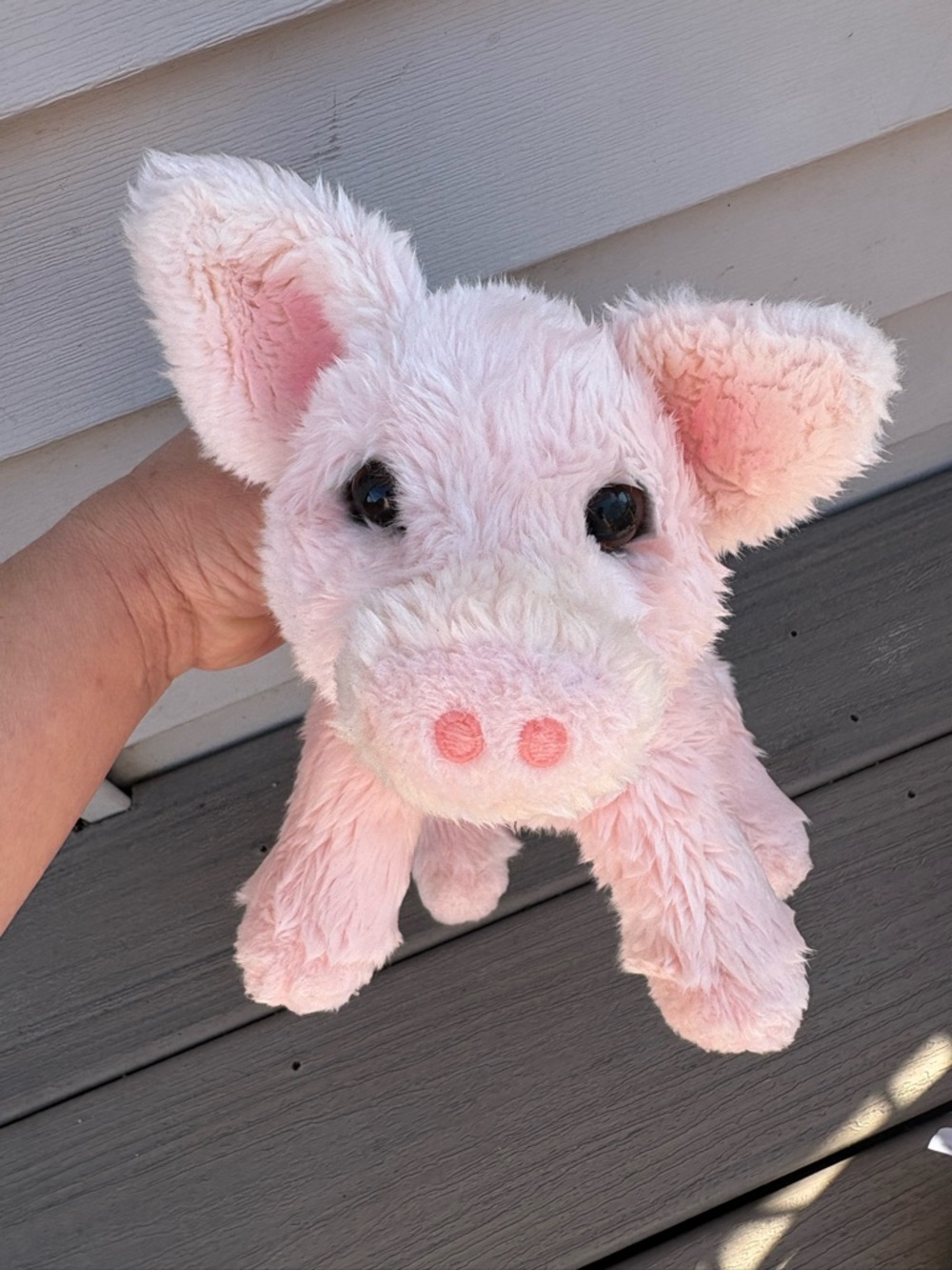 Plush Pink Pig Stuffed Animal - Soft Cuddly Toy